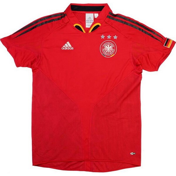 Tailandia Replicas Camiseta Alemania 2ª Retro 2004 2006 Rojo
